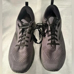 Brooks Revel 5 Mens 9 D Shoes Gray Black Lace Up Sneaker Running Gym 1103741D038